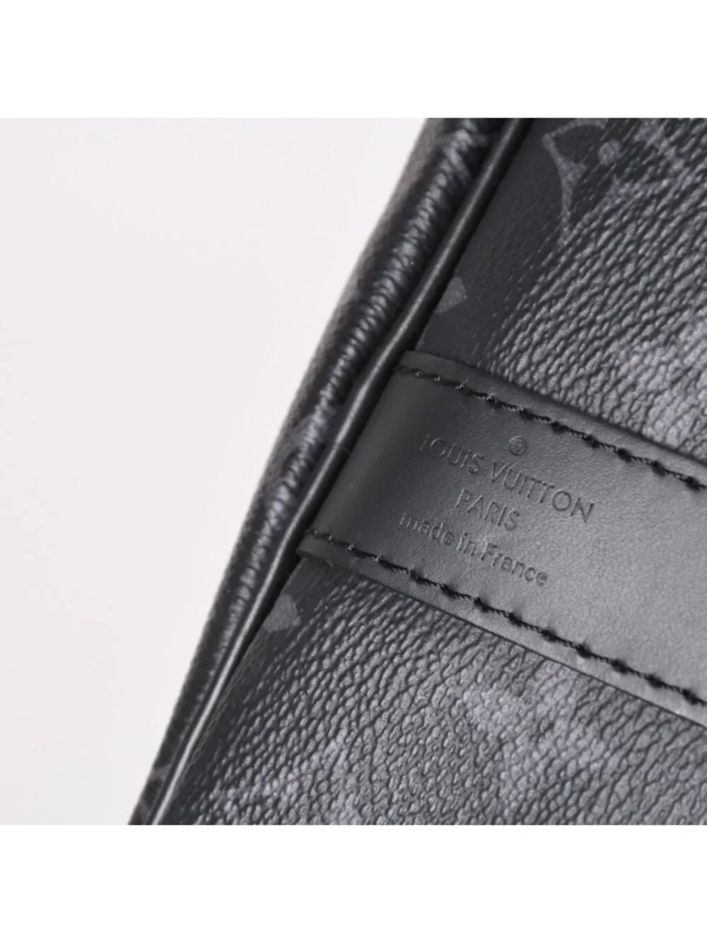 Louis Vuitton Keepall Bandouliere 45 Boston Bag Monogram Eclipse Black